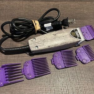 Oster Clipper corded with Purple magnetic guards and ceramic blade upgrade